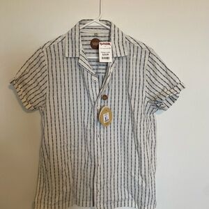 Men's Blue Striped Shirt